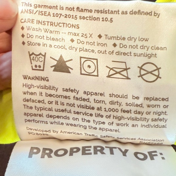 Majestic Msafe HiVis Insulated Work Bib Overalls Yellow L ANSI Class E 75-2357 - Picture 4 of 12